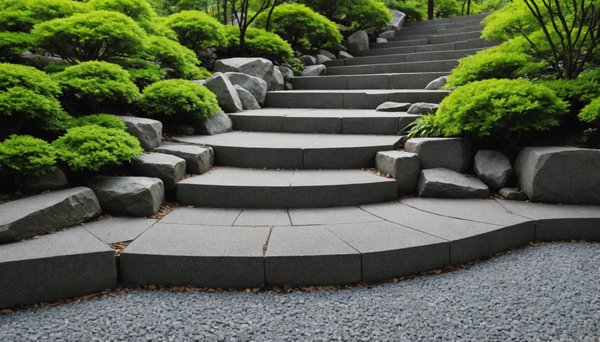 10 idées créatives pour intégrer des pas japonais gris dans votre jardin moderne